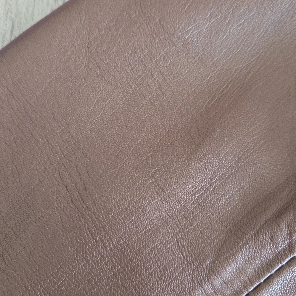 Women's Leather Exotica Brown Leather Blazer.  Perfect Shade Of Brown! 🟤 Small - Picture 2 of 10
